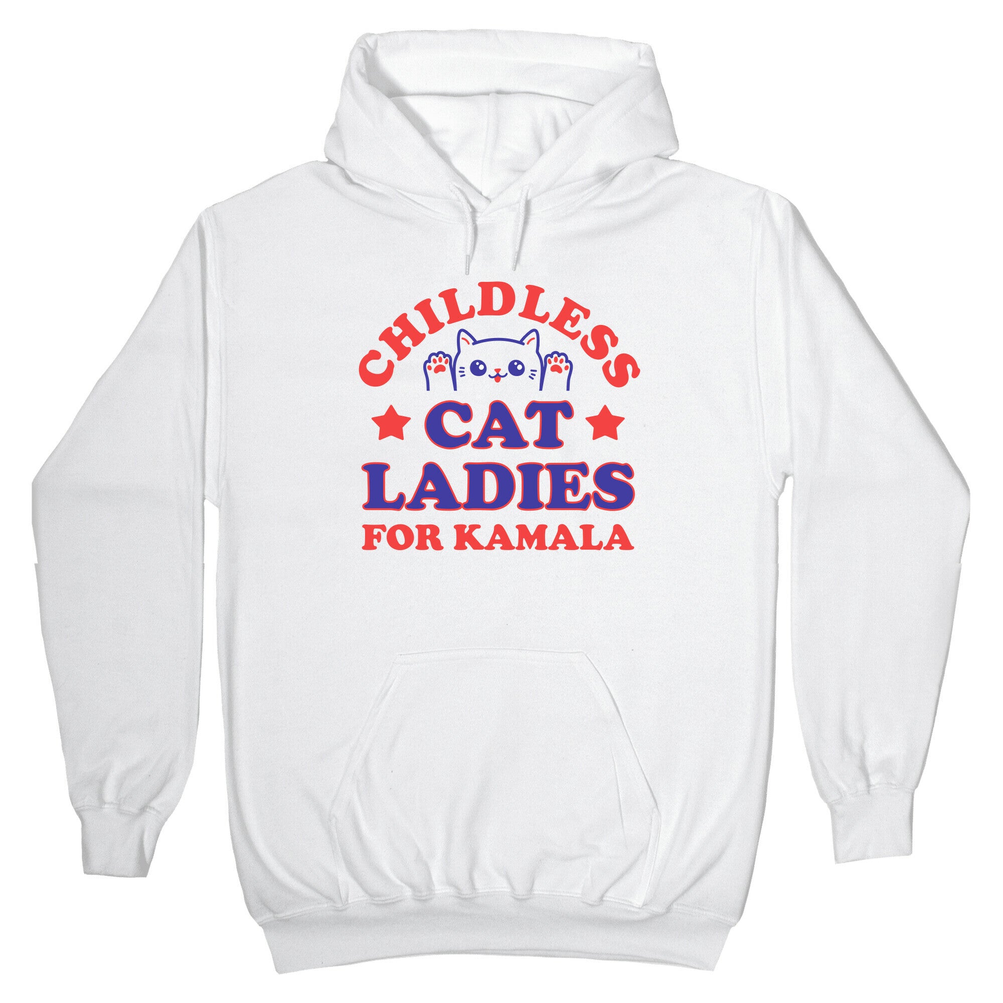Childless Cat Ladies for Kamala Hoodie
